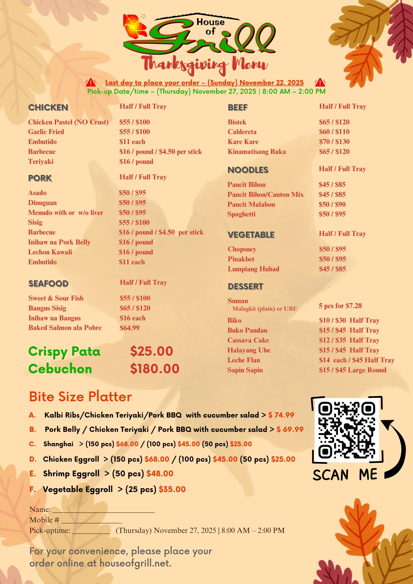 Thanksgiving Menu Updated Nov2025
