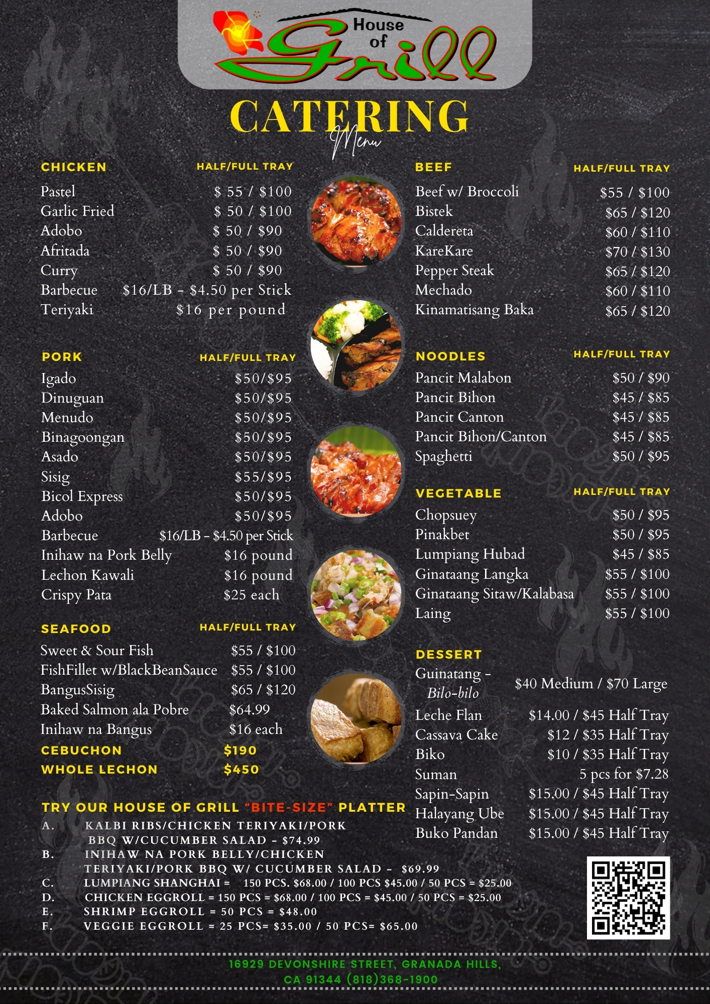 Catering Menu