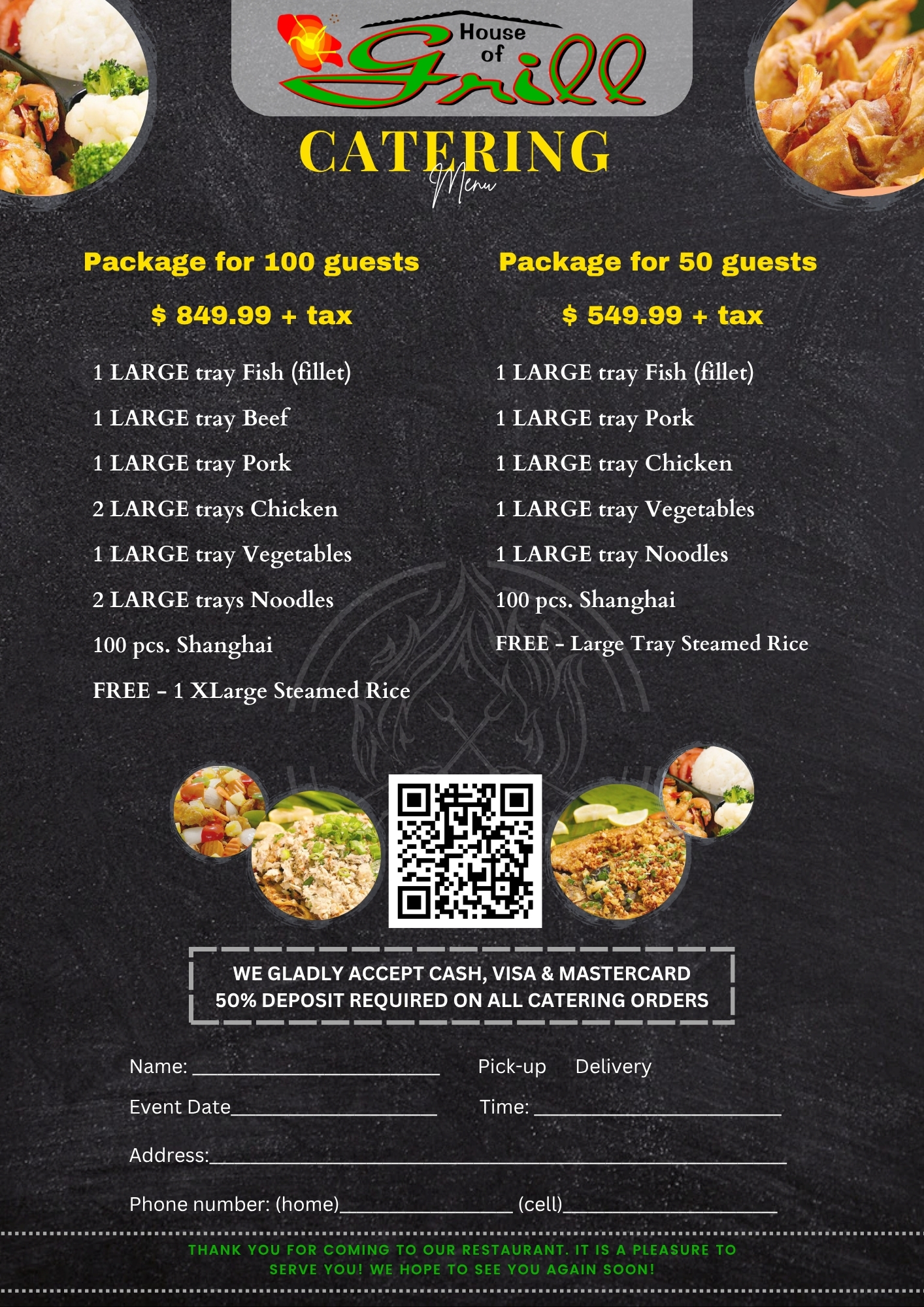 Catering Package